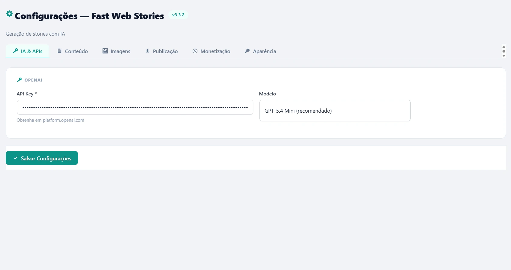 Fast Web Stories