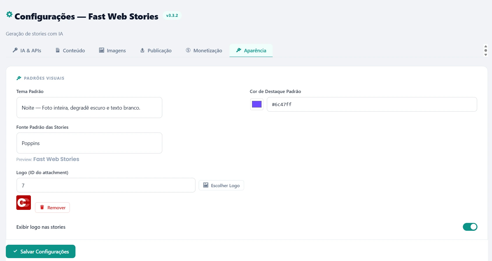 Fast Web Stories